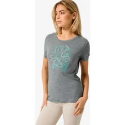 super.natural - Women's Under The Sea Tee - Merinoshirt^ Alltagsbekleidung|Shirts, Hemden & Longsleeves