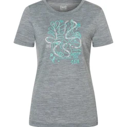 super.natural - Women's Under The Sea Tee - Merinoshirt^ Alltagsbekleidung|Shirts, Hemden & Longsleeves