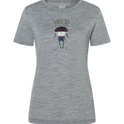 super.natural - Women's Wood Craftine Tee - Merinoshirt^ Alltagsbekleidung|Shirts, Hemden & Longsleeves