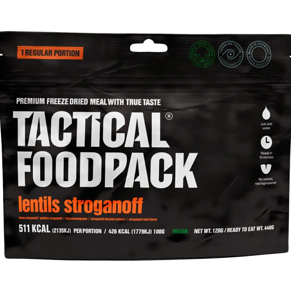 TACTICAL FOODPACK - Lentils Stroganoff^ Trekkingausrüstung|Outdoor Lebensmittel