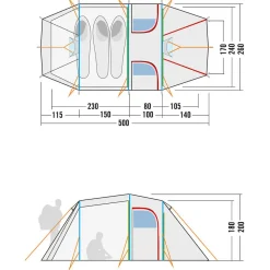 New - Family Camp - 4-Personen Zelt Zelte