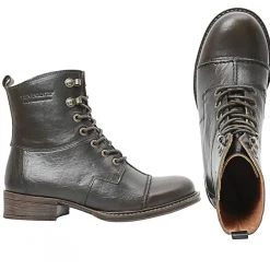 New - Women's Pandora Lace Boots Tanned Leather - Freizeitstiefel Freizeitstiefel