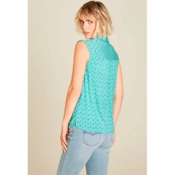 Sale - Women's Feminine Bluse aus Ecovero Viskose - Top Shirts, Hemden & Longsleeves|Alltagsbekleidung