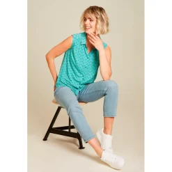 Sale - Women's Feminine Bluse aus Ecovero Viskose - Top Shirts, Hemden & Longsleeves|Alltagsbekleidung