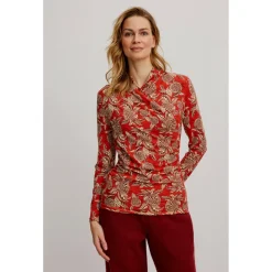 - Women's Feminines EcoVero-Shirt V-Neck - Longsleeve><noscript><img width=