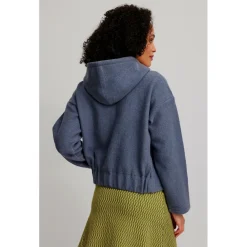 Tranquillo - Women's Gemütliche Jacke aus Walkwolle - Freizeitjacke