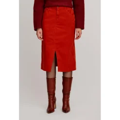 Tranquillo - Women's Langer Rock mit Schlitz - Rock