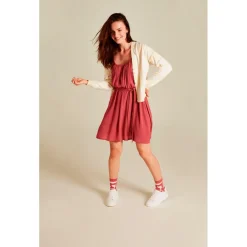 - Women's Lockere Strickjacke - Freizeitjacke><noscript><img width=