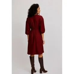 - Women's Tailliertes Kleid aus EcoVero Viskose - Kleid><noscript><img width=