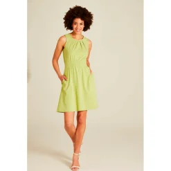 - Women's Tailliertes Jersey-Kleid - Kleid><noscript><img width=