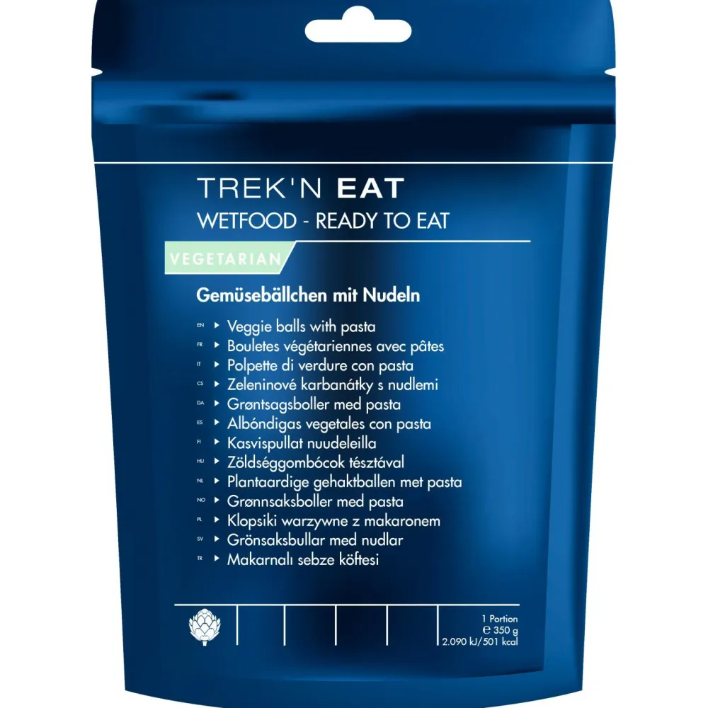 - Gemüsebällchen mit Nudeln>Trek'n Eat Discount