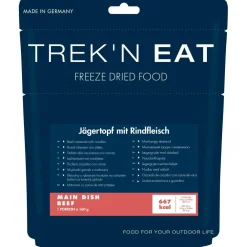- Jägertopf mit Rindfleisch + Nudeln>Trek'n Eat Best