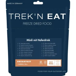 - Müsli mit Haferdrink>Trek'n Eat