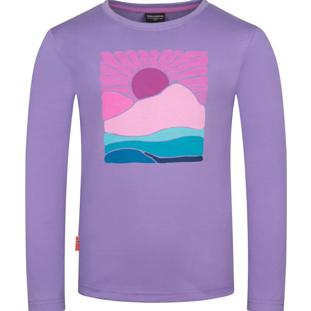 - Girl's Falketind Longsleeve - Longsleeve>Trollkids
