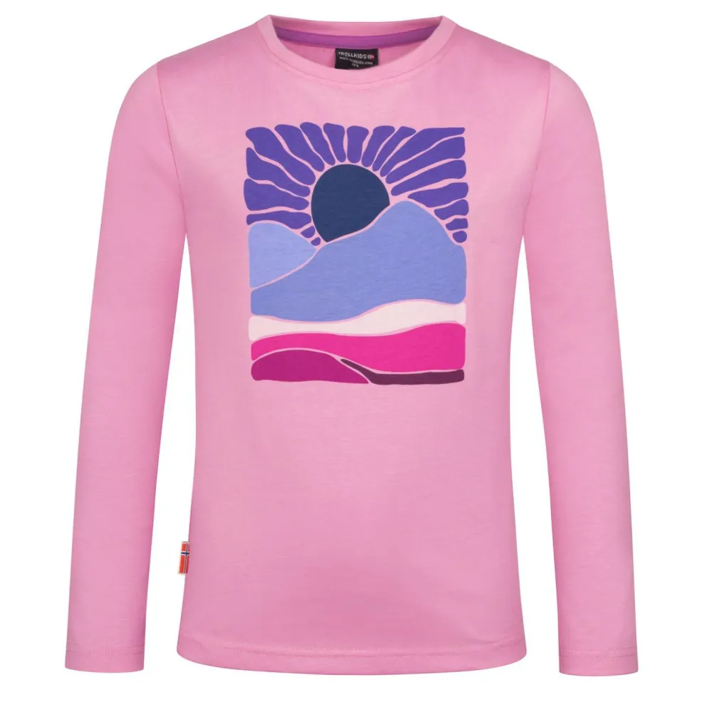 - Girl's Falketind Longsleeve - Longsleeve>Trollkids