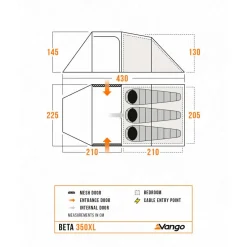 Online - Beta 350XL - 3-Personen Zelt Zelte|3-Personen Zelte