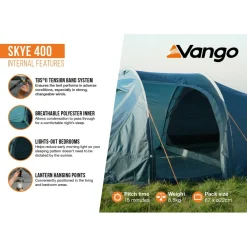 Vango - Skye 400 - 4-Personen Zelt