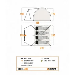 Vango - Tahoe 400 - 4-Personen Zelt