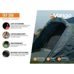 Online - Tay 300 - 3-Personen Zelt Zelte|3-Personen Zelte