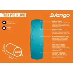 Vango - Trek Pro 3 Long - Isomatte^ Trekkingausrüstung|Isomatten
