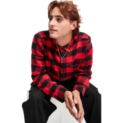 - Caden Plaid L/S - Hemd Shirts, Hemden & Longsleeves|Alltagsbekleidung