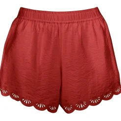 - Women's Shorts with Embroidery - Shorts>Watercult Hot
