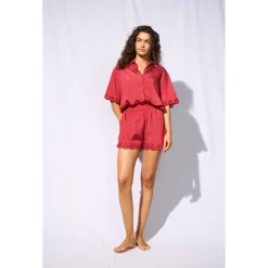 - Women's Shorts with Embroidery - Shorts>Watercult Hot