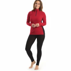 We Norwegians - Women's Tryvann Colblock Zipup - Merinounterwäsche^ Skibekleidung|Merinounterwäsche