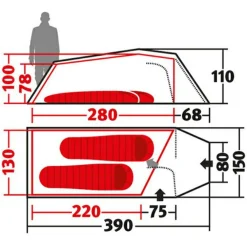 Wechsel - Tempest 2 - 2-Personen Zelt^ Trekkingzelte|Trekkingausrüstung