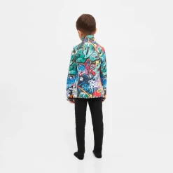 WeeDo - Kid's Cosmo Sprayprint Thermoshirt - Funktionsshirt^Kinder Skibekleidung|Shirts, Hemden & Longsleeves